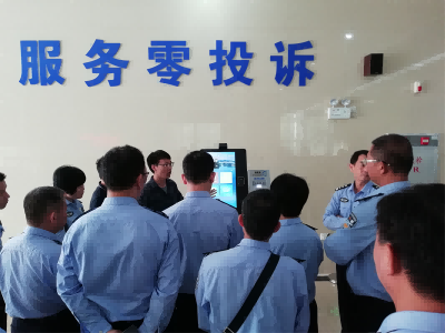 惠城區(qū)公安局領(lǐng)導(dǎo)一行視察華視電子警務(wù)一體機